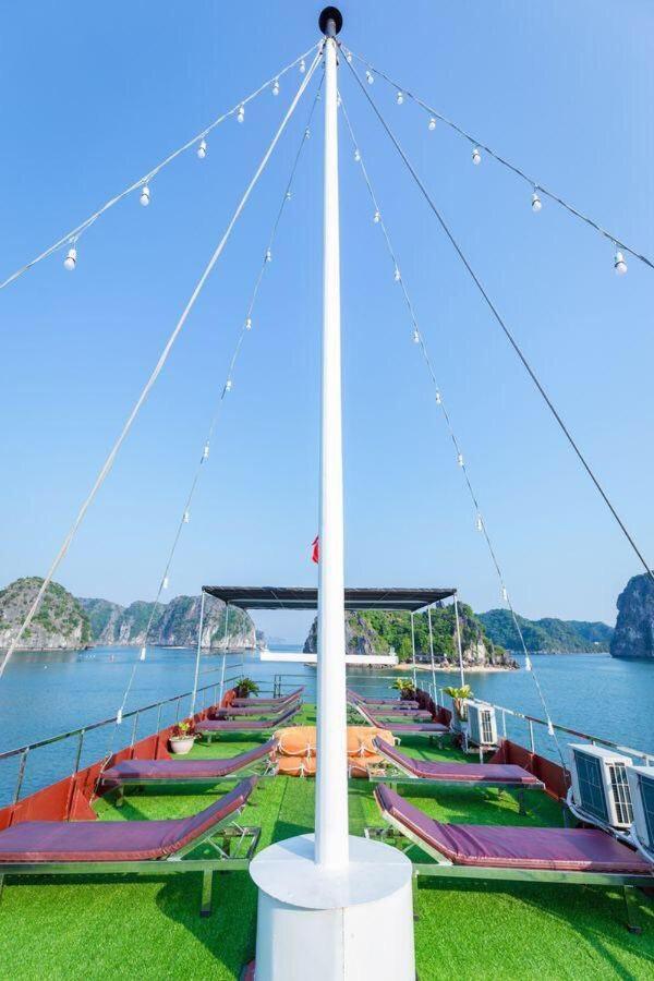 Cat Ba Bay Cruises Dong Khe Sau Exterior foto